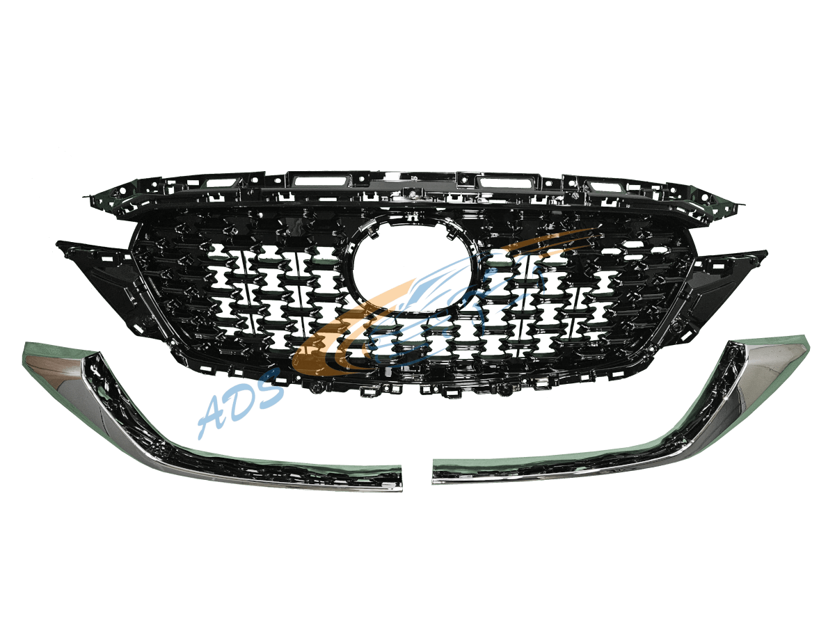 Grotelės komplektas Su apdailom Chromuotom Mazda CX5 2022 - Iki dabar