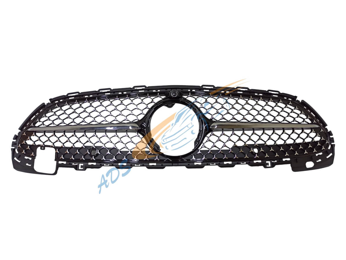 Grotelės Deimantinės Juoda Mercedes-Benz C Class W206 2021 - 2024