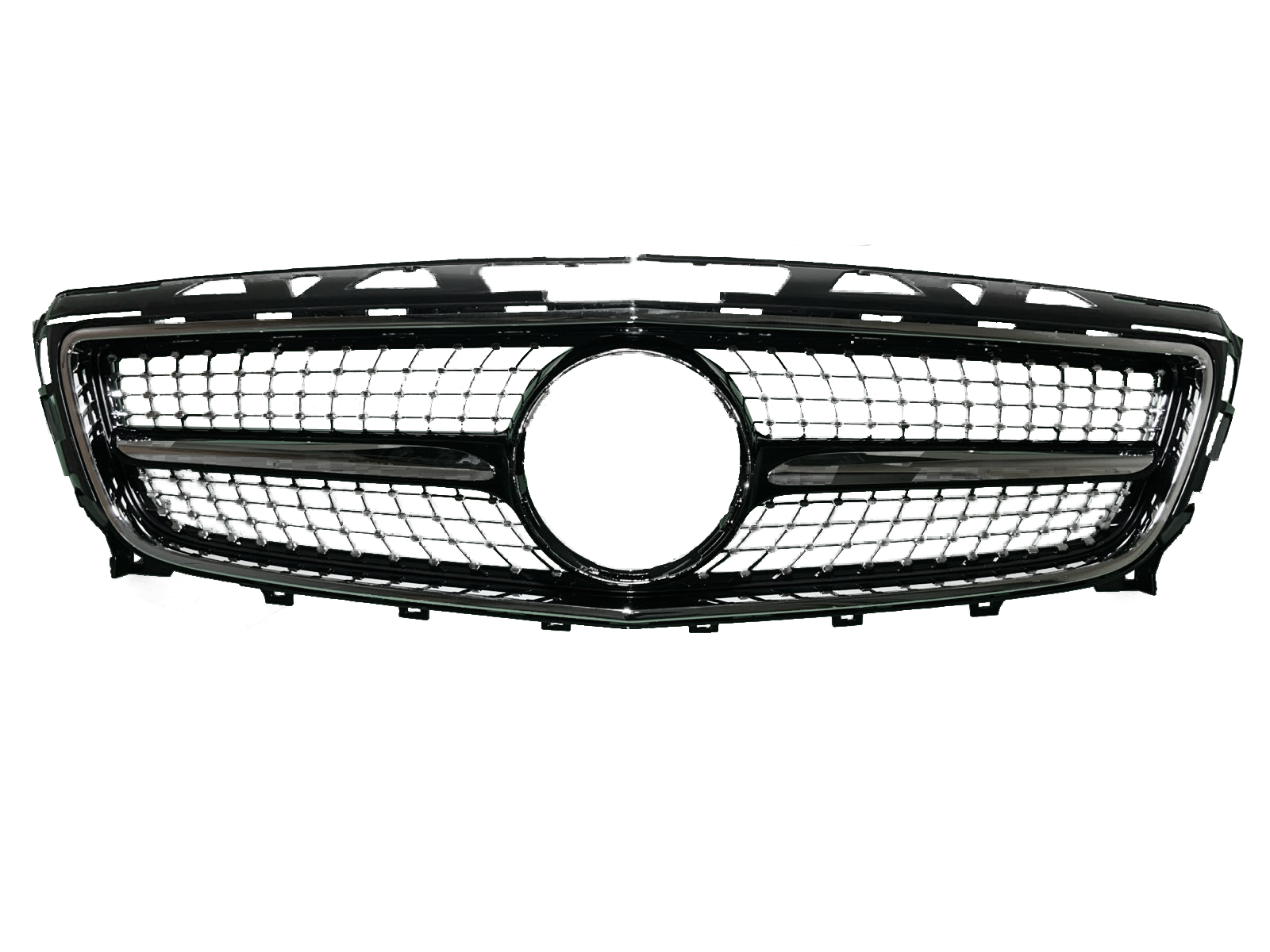 Grotelės Deimantinės Juoda Mercedes-Benz CLS W218 2012 - 2014