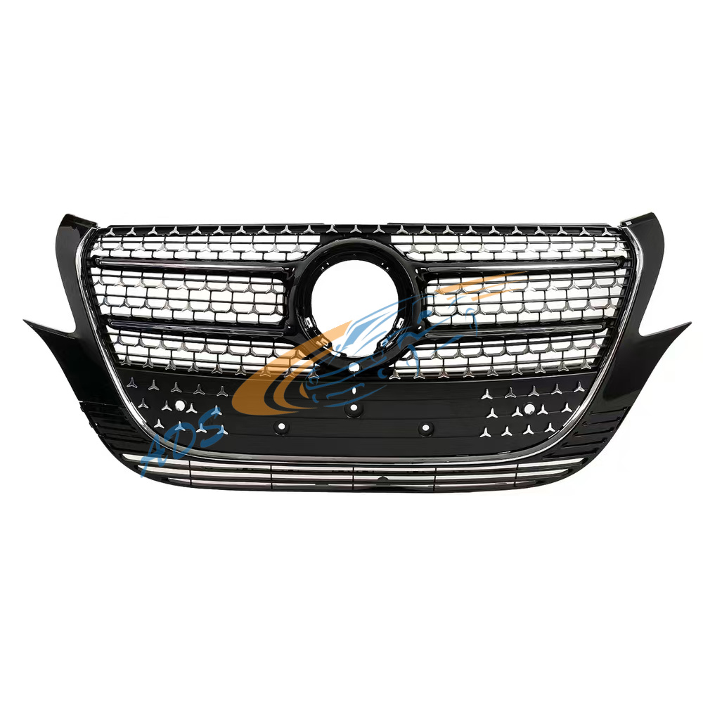 Grotelės Deimantinės Juoda Mercedes-Benz V-Class / Vito W447 2024 - Iki dabar