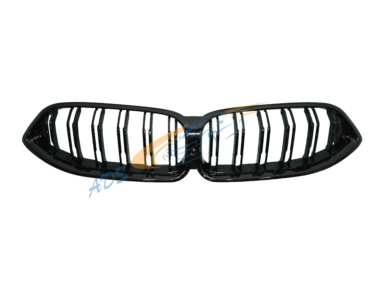Grotelės Dvigubos Juoda BMW 8-Series G14 G15 G16 2019 - 2021