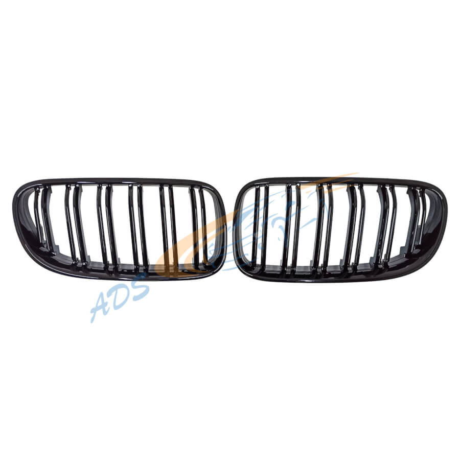 Grotelės Dvigubos Juoda BMW 3-Series E92/E93 2009 - 2011