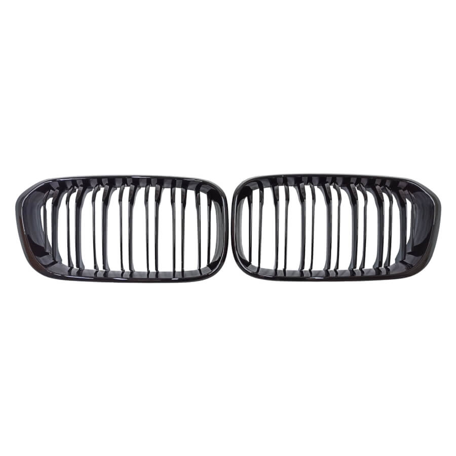 Grotelės Dvigubos Juoda BMW 1-Series F20 2015 - 2019