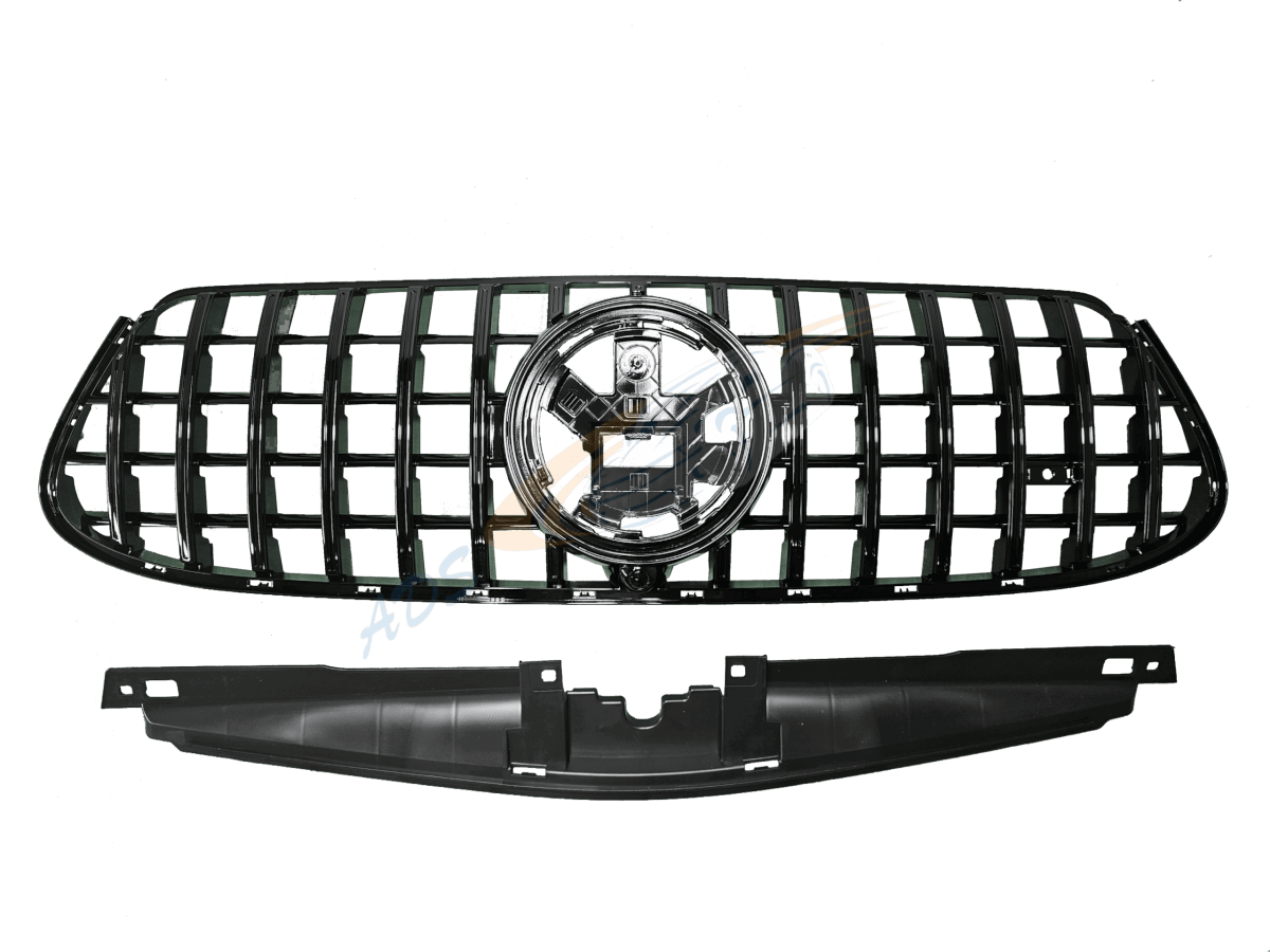 Grotelės GLE 63 Juoda Mercedes-Benz GLE W167 2019 - 2023