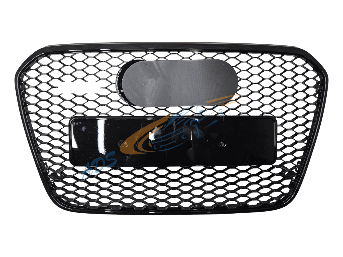 Grotelės RS6 Look Juoda Audi A6 C7 2011 - 2013
