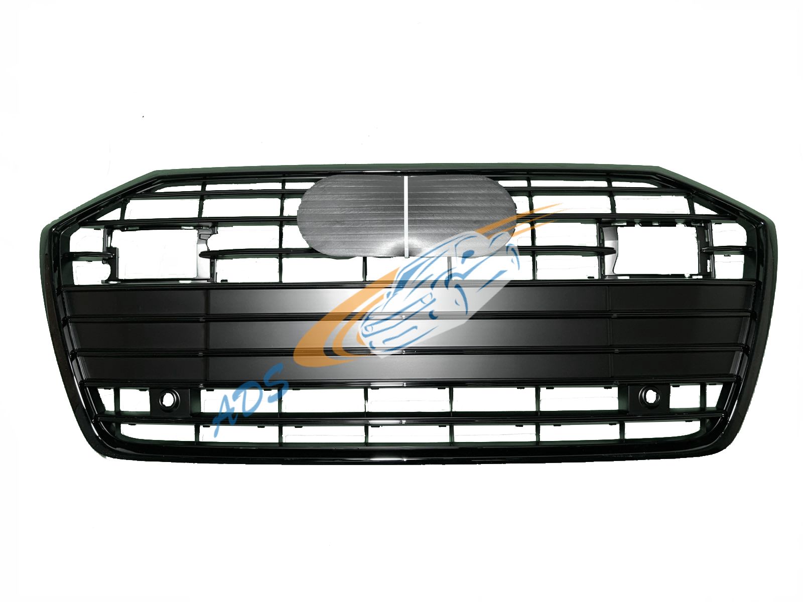 Grotelės S-Line Juoda Audi A6 C8 2019 - 2024