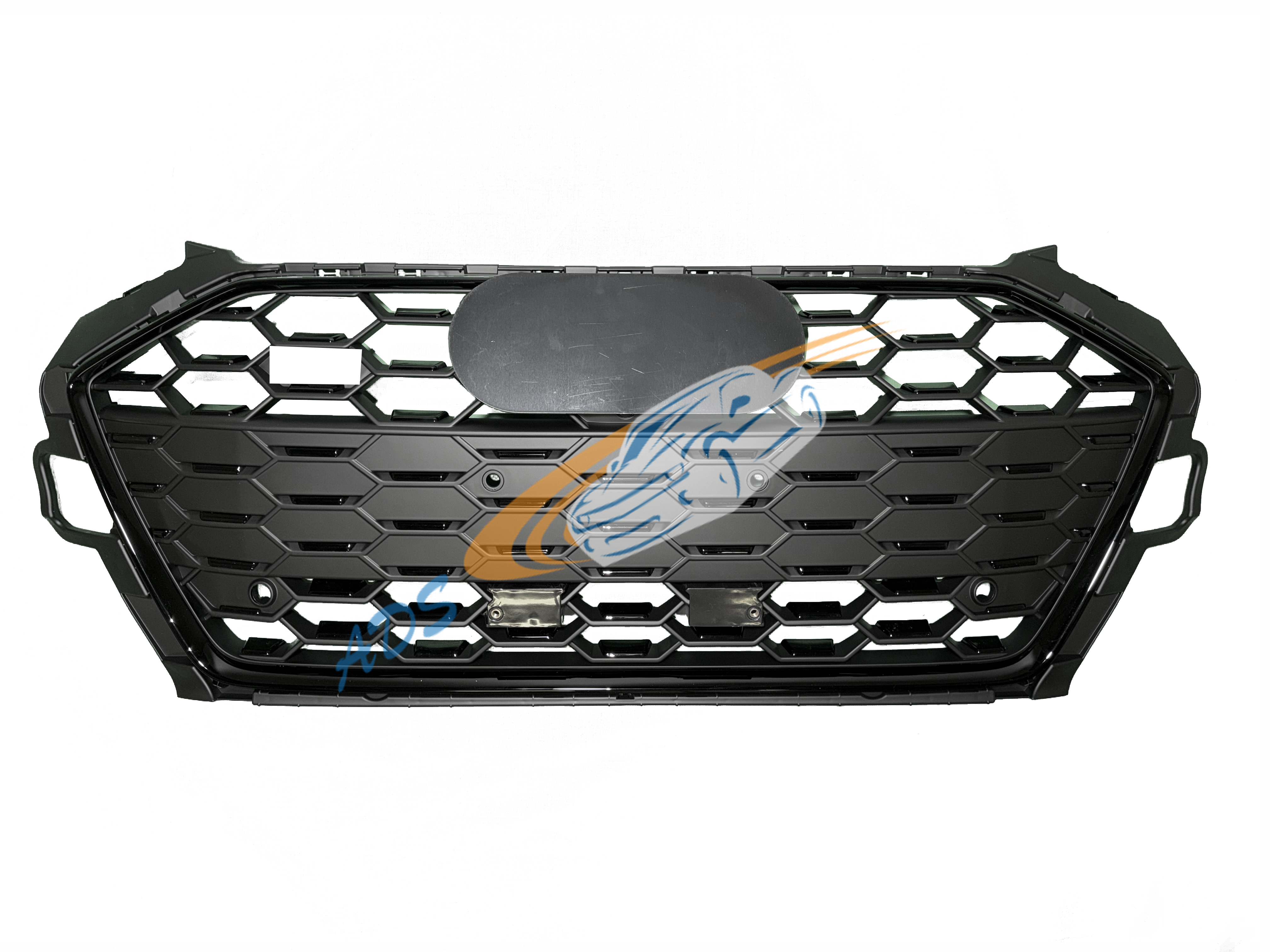 Grotelės S4 Look Juoda Audi A4 B9 2020 - 2024