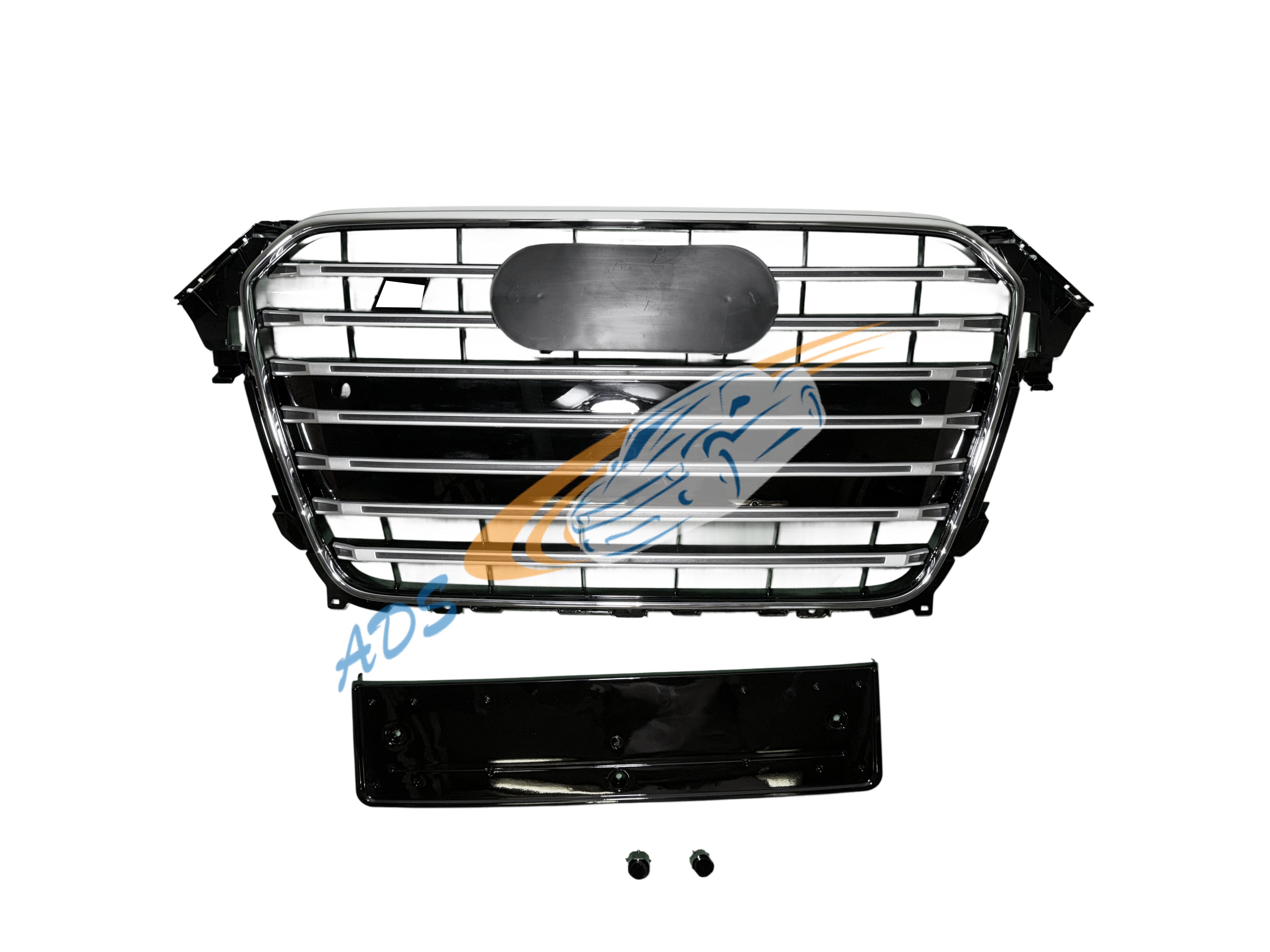 Grotelės S4 Look Chromas Audi A4 B8 2012 - 2015