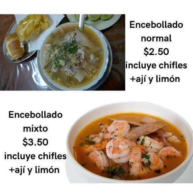 Encebollados normales y mixtos