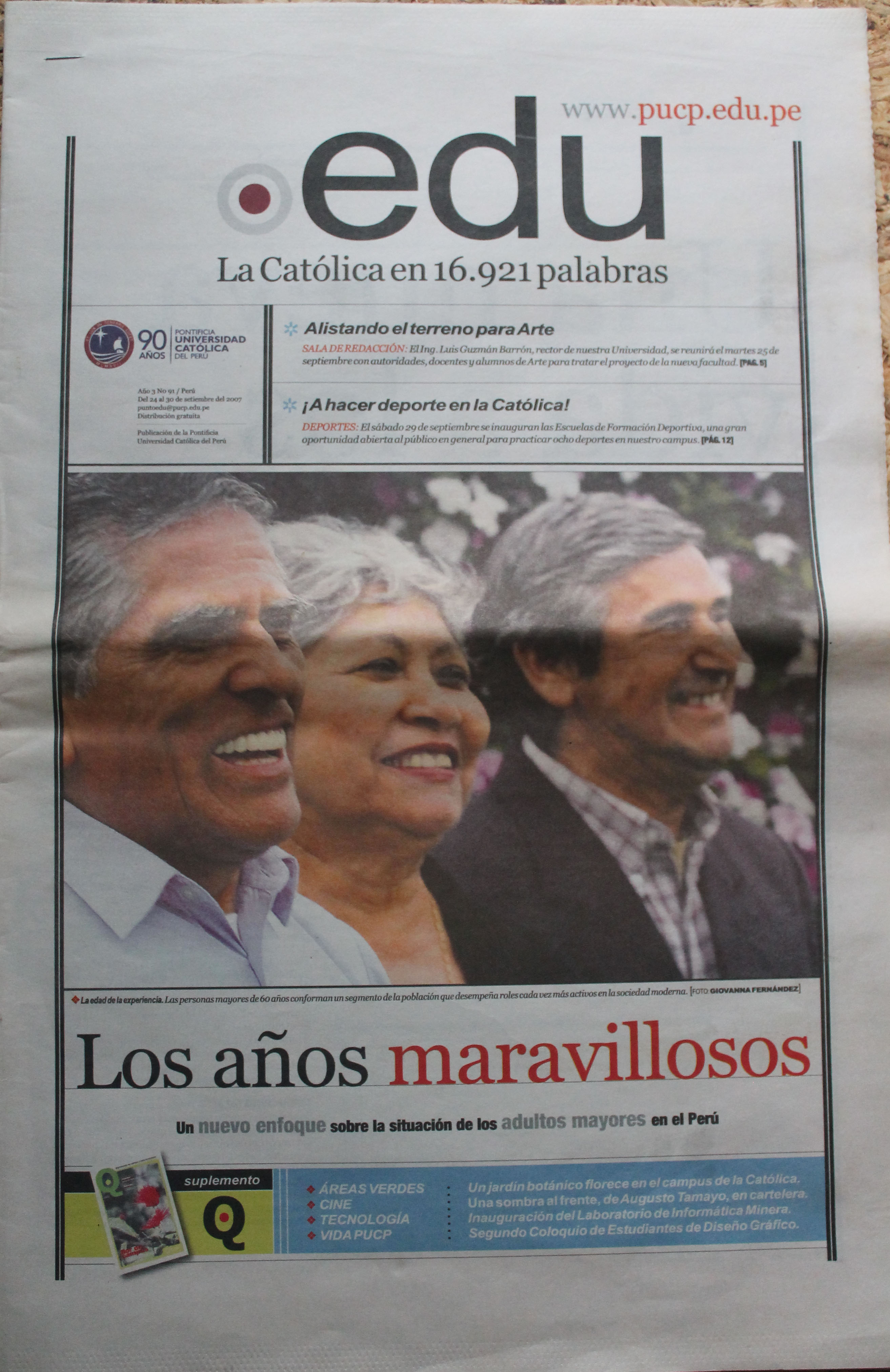 PUCP Revista 24 de Setiembre del 2007