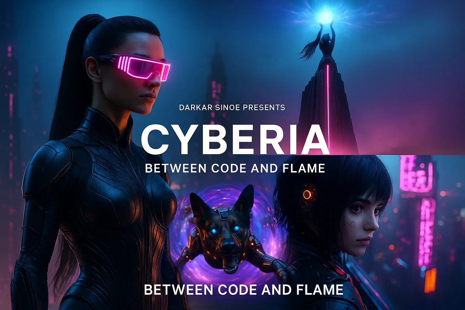 🎥 CYBERIA – Between Code and Flame | by Darkar Sinoe 