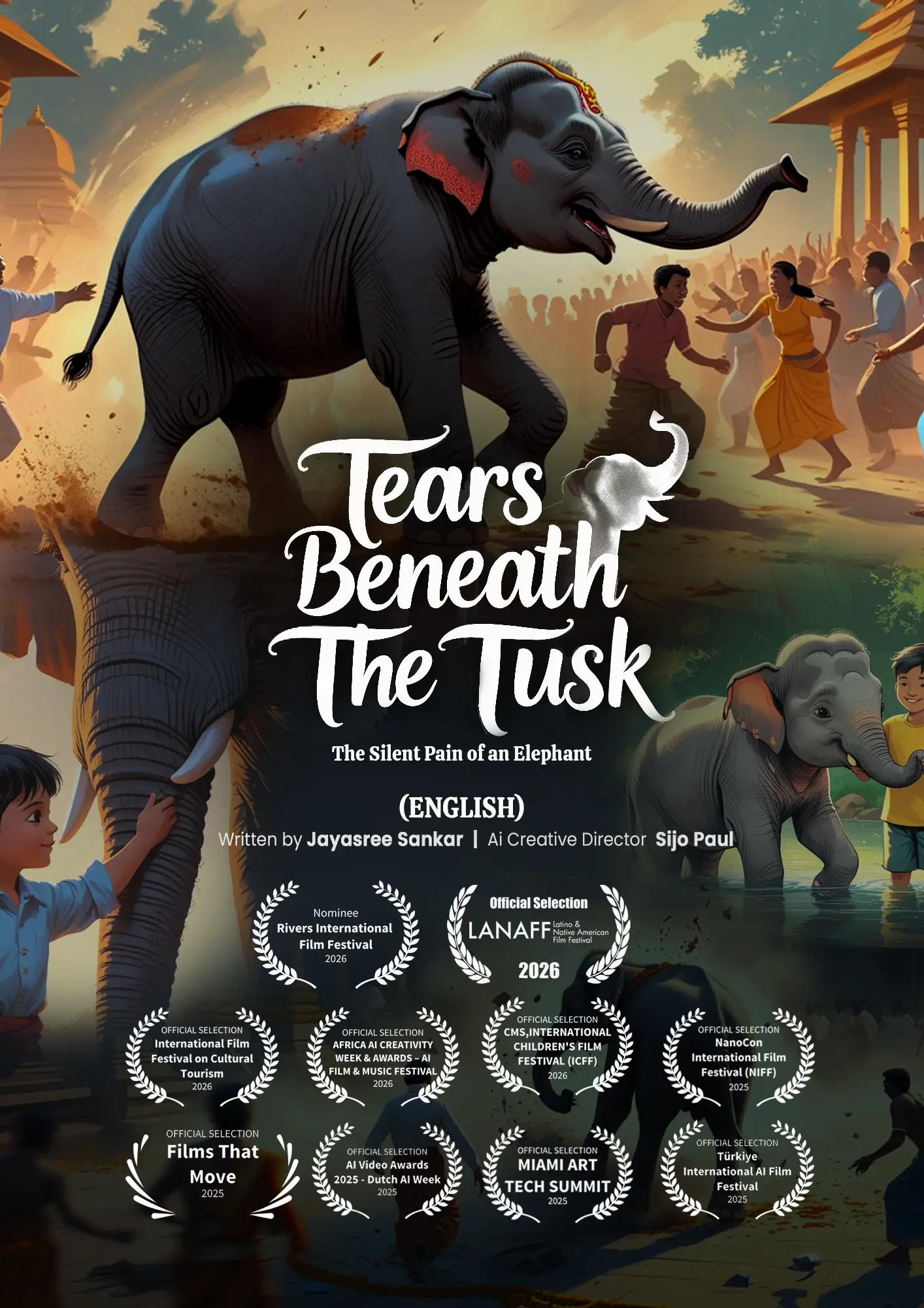 Tears Beneath the Tusk | The Silent Pain of an Elephant 