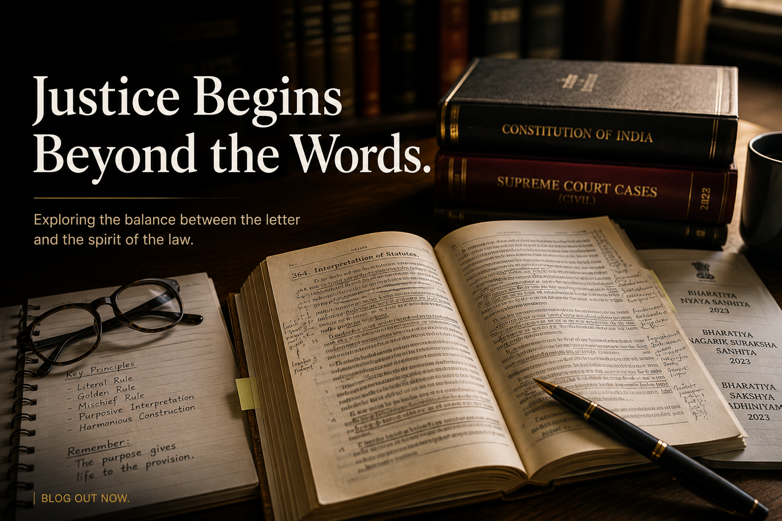 Spirit and Letter of the Law: Why Justice Begins Where Mere Words End.