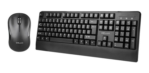 Teclado Mouse Delux Inalámbrico Español USB N/P: K6700G + M335GX - PC Mania