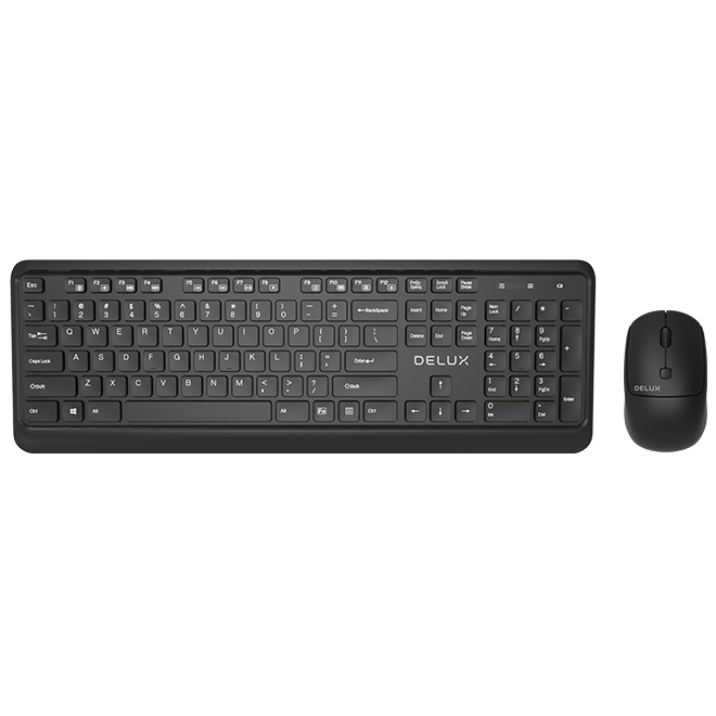 Teclado Mouse Delux Inalámbrico N/P: KA190G + M320GX - PC Mania