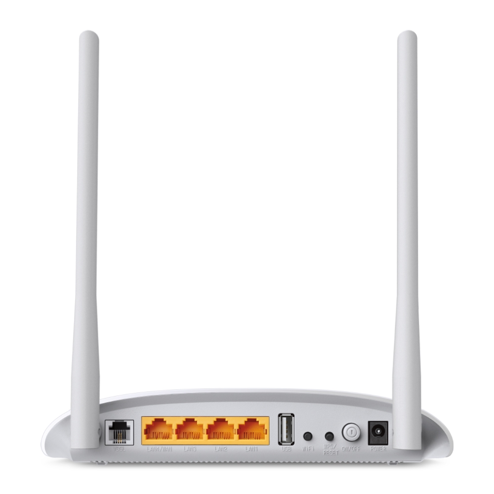 Módem Router WiFi TP-Link VDSL2 USB 300MBPS 2.4GHZ N/P: TD-W9970 - PC Mania