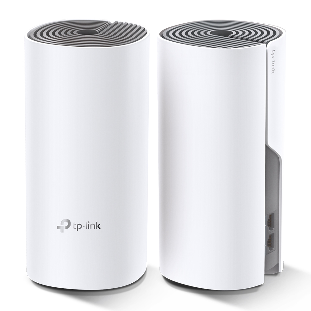 Sistema WiFi en Malla Doble Banda 1200Mbps Mod. DECO E4 (2 PACK) - PC Mania