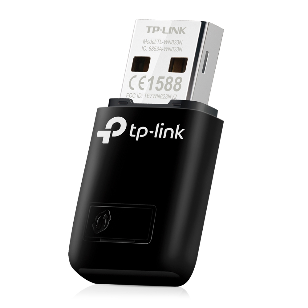 Mini Adaptador USB WiFi 2.4GHZ, 300MBPS N/P: TL-WN823N - PC Mania