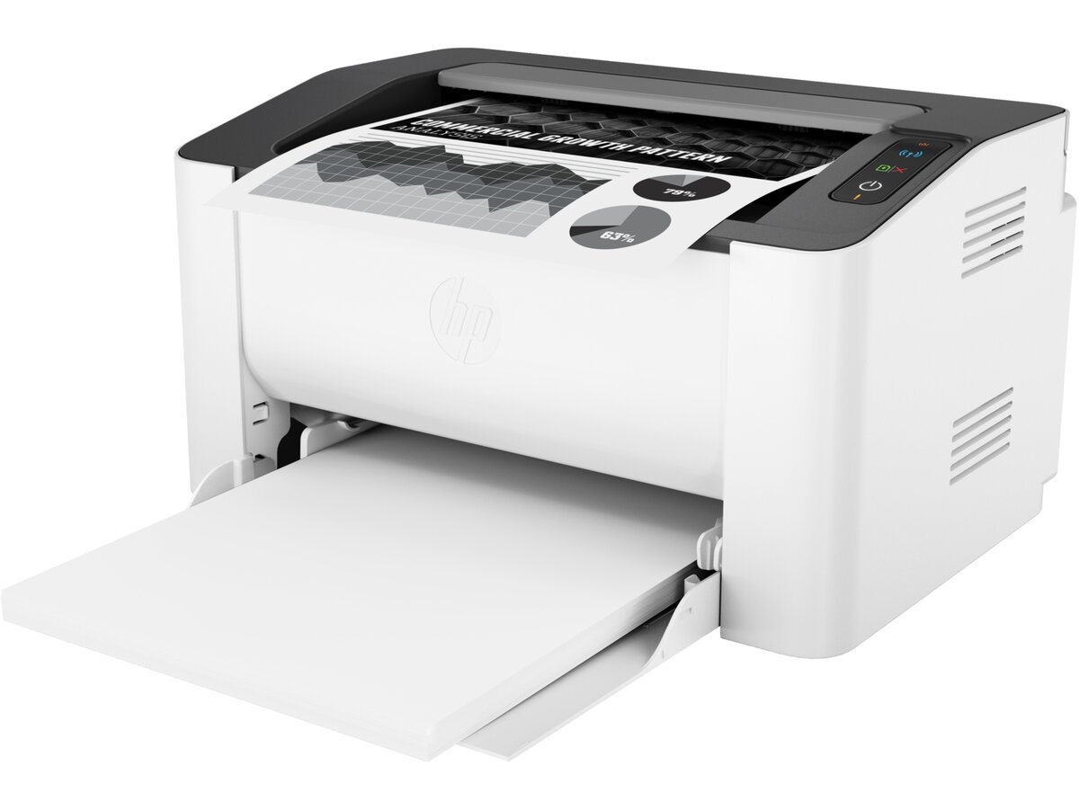 Impresora Monocromática HP LaserJet 107W N/P: 4ZB78A - PC Mania