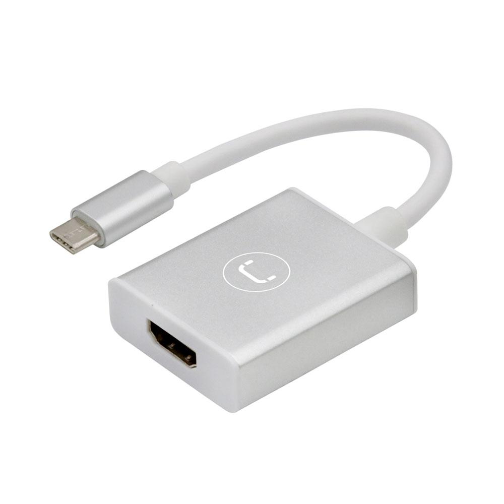 Adaptador Unno Tekno Tipo C a HDMI Hembra N/P: AD3001SV - PC Mania