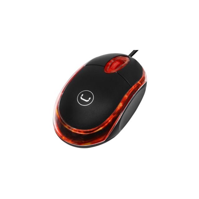 Mouse Óptico Unno Tekno USB LED N/P: MS6501BK - PC Mania