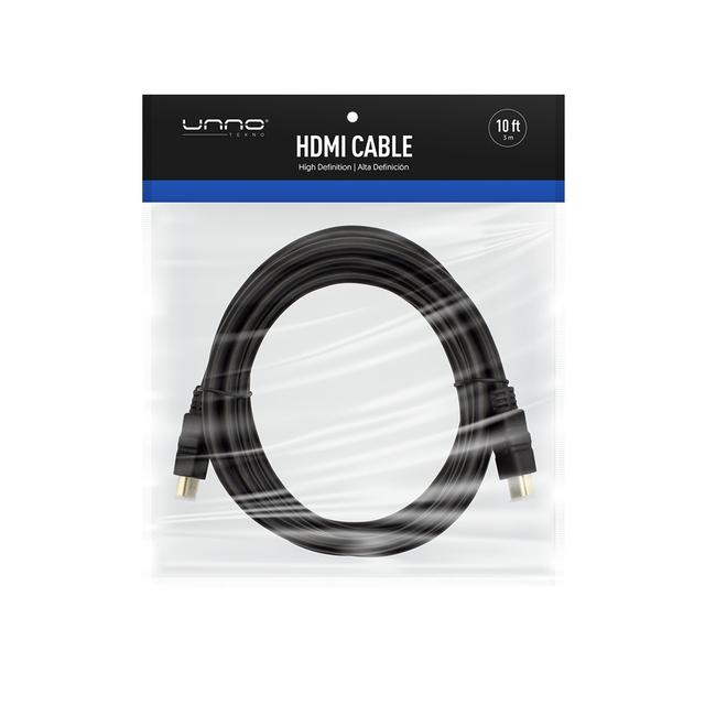 Cable HDMI - HDMI Unno Tekno 3 Mts. CB4110BK - PC Mania