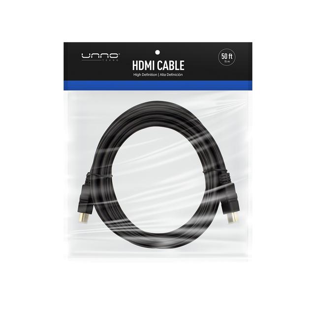 Cable HDMI - HDMI Unno Tekno 15 Mts. CB4150BK   - PC Mania