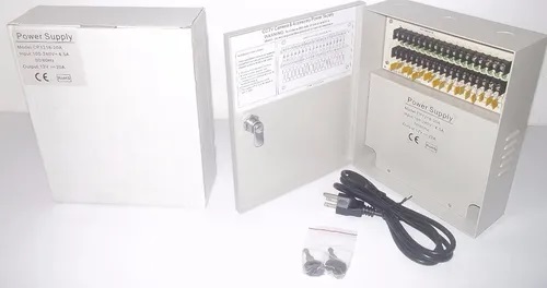Fuente de Poder Centralizada Kan-Tek 18 Canales 12Volt. 20 Ah Mod, CP1218-20A - PC Mania