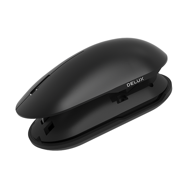 Mouse Óptico Delux Inalámbrico Recargable Mod. M399DB-BK - PC Mania