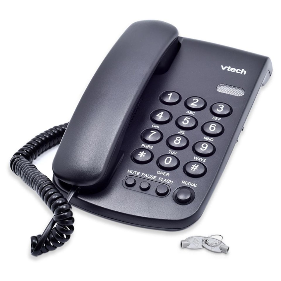 Teléfono Vtech Alámbrico Mod. VTC100 - PC Mania