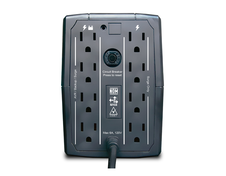 UPS CDP 750VA / 375W / 120V / AVR / 8 Tomas Mod. R-UPR758 - PC Mania