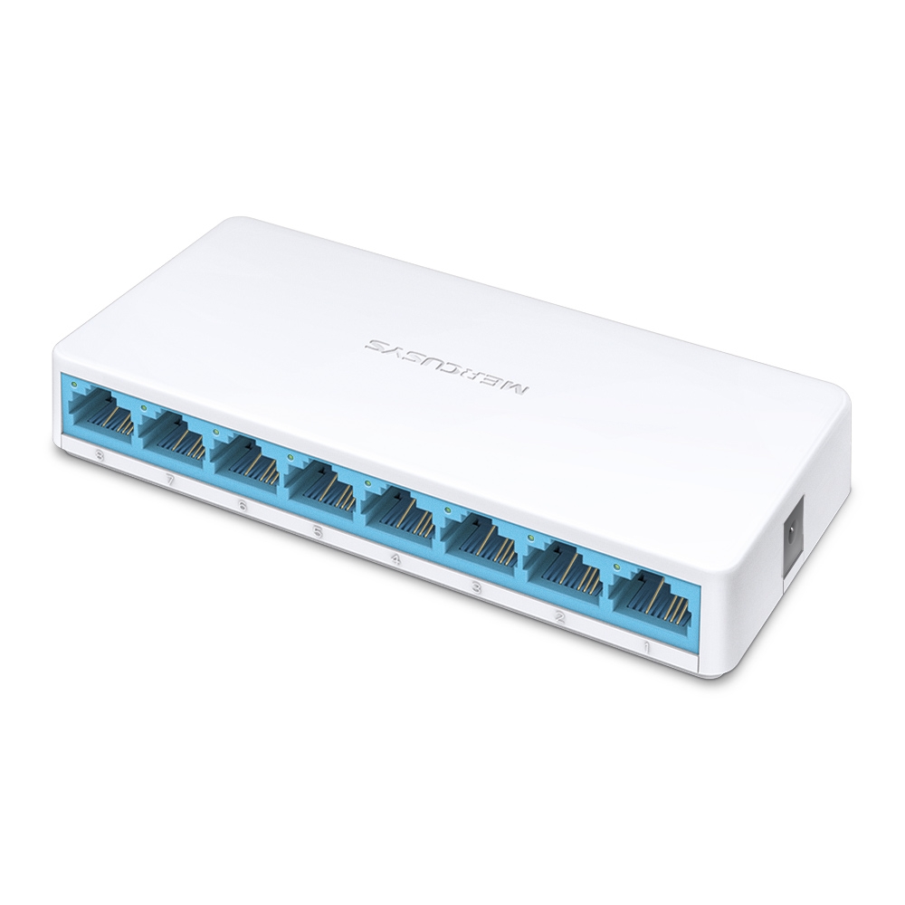 Switch Escritorio Mercusys 8 Puertos 10/100 N/P: MS108 - PC Mania