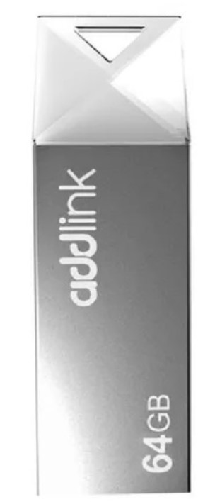 Pen Drive Addlink U10 64GB USB 2.0 Gris N/P: AD64GBU10G2 - PC Mania