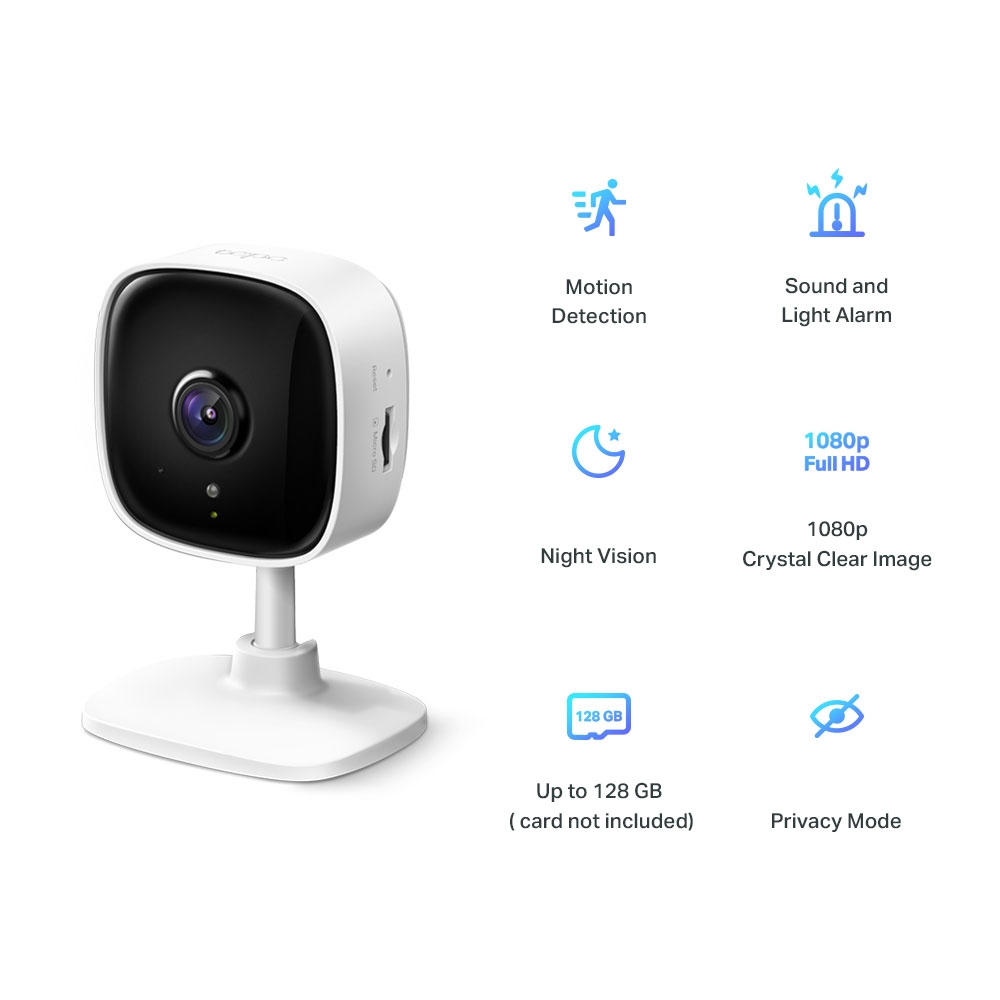 Cámara Wi-Fi de Seguridad TP-Link Mod. TAPO C100 - PC Mania