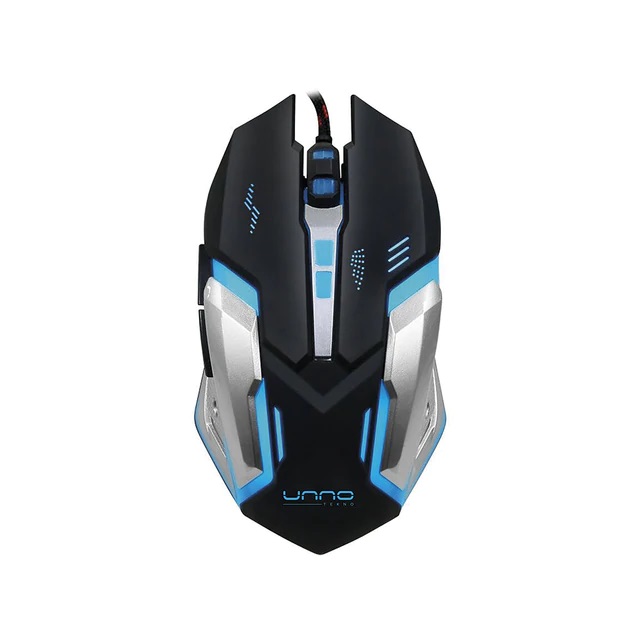 Mouse Óptico Unno Tekno USB Brave Gaming N/P: MS6610BK - PC Mania