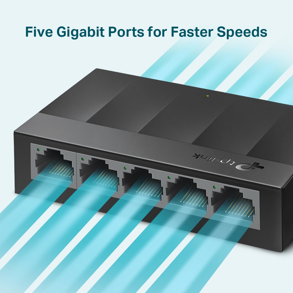 Switch de Escritorio TP-Link 5 Puertos Gigabit N/P: LS1005G - PC Mania