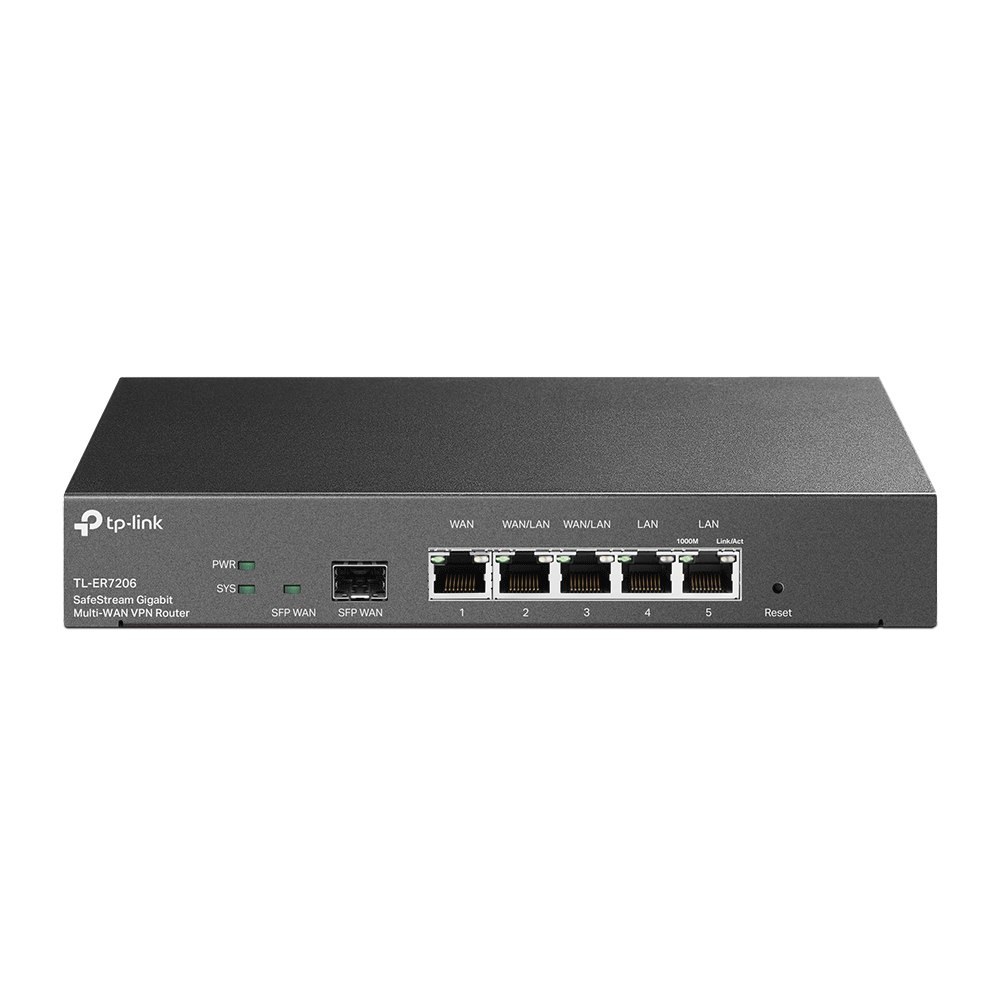 Router VPN SafeStream Gigabit Multi-WAN TP-Link N/P: TL-ER7206 - PC Mania