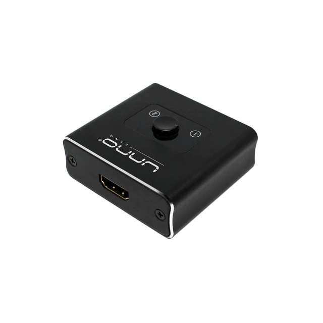 Splitter - Switch HDMI Unno Tekno 2 Entrada 1 Salida N/P: HB1201BK - PC Mania