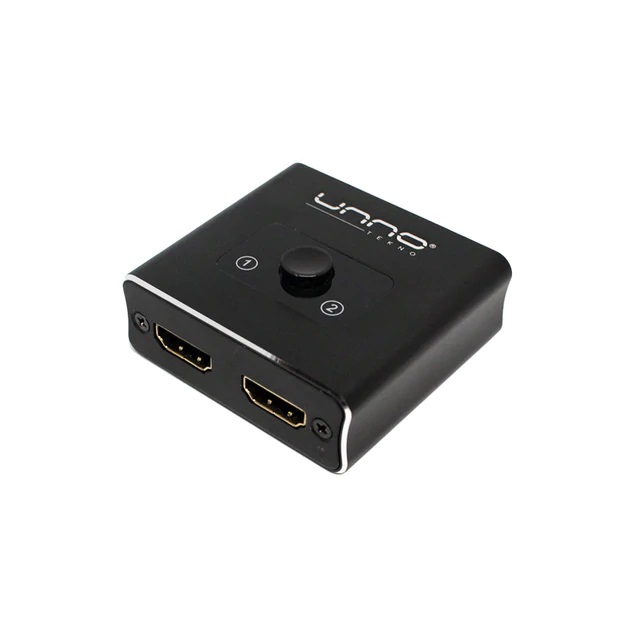 Splitter - Switch HDMI Unno Tekno 2 Entrada 1 Salida N/P: HB1201BK - PC Mania