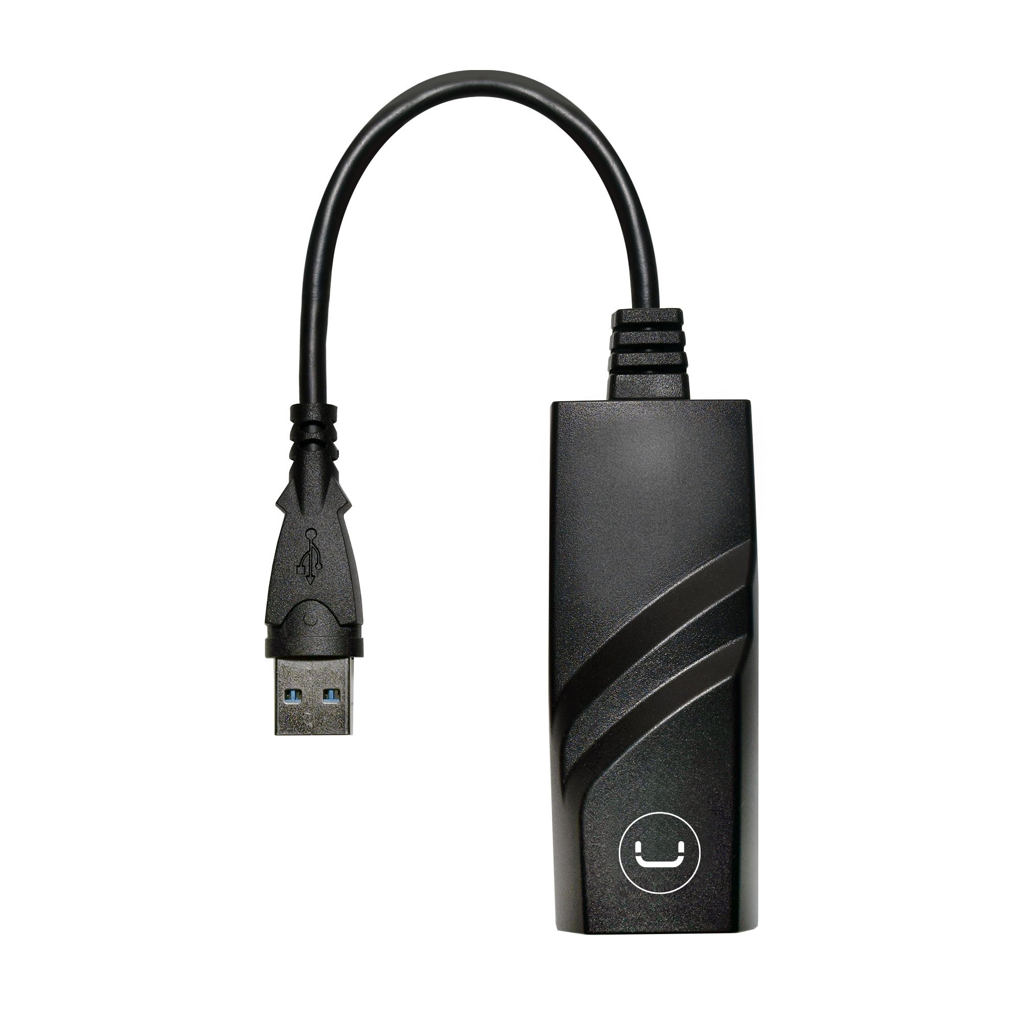 Adaptador Unno Tekno USB 3.0 a LAN Ethernet 1GBPS Conectividad N/P: AD3003BK - PC Mania