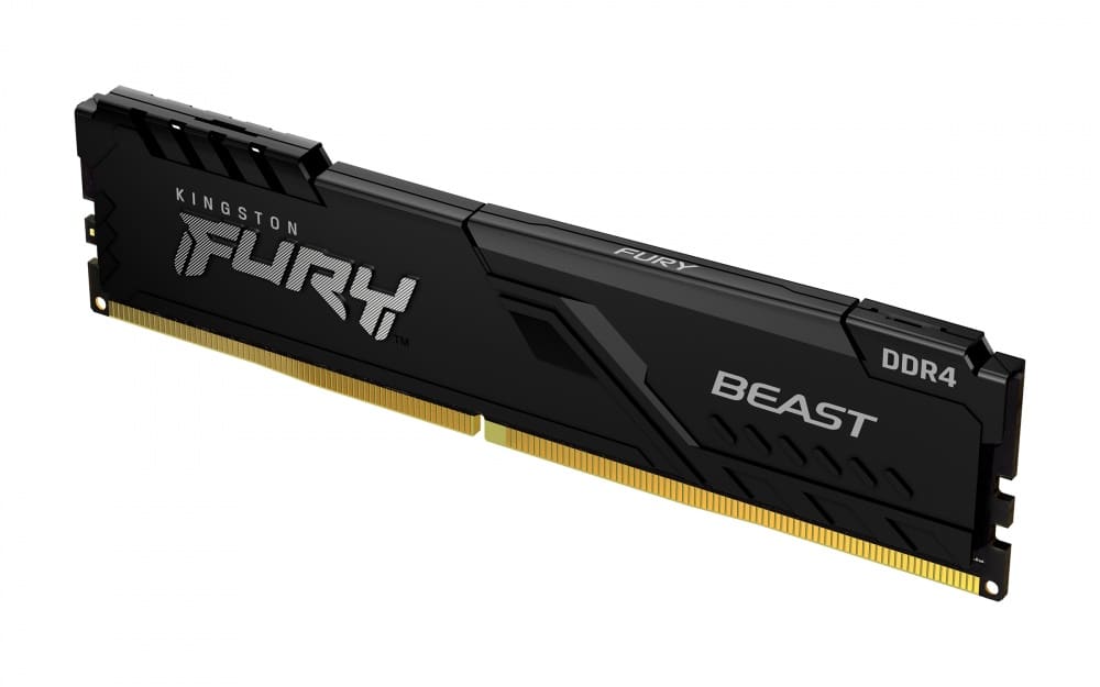 Memoria RAM Kingston Fury Beast 8GB 2666Mhz PC4-21300 DDR4 Desktop N/P: KF426C16BB-8 - PC Mania