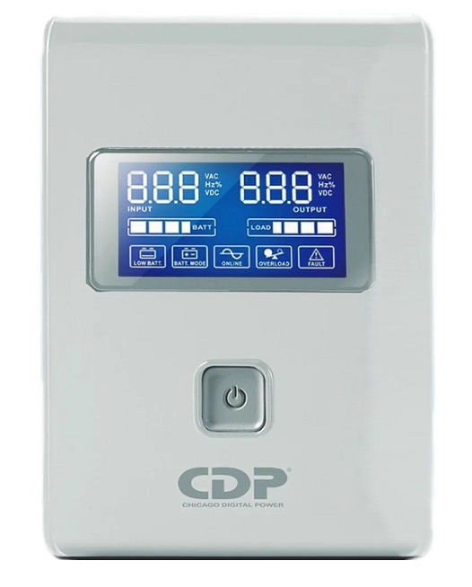 UPS CDP Smart1010 1000VA/500W/120V/LCD/AVR/6 Tomas Mod. R-SMART1010 - PC Mania