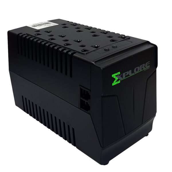 Regulador de Voltaje Explore 600VA / 300W 8 Tomas N/P: XR600 - PC Mania