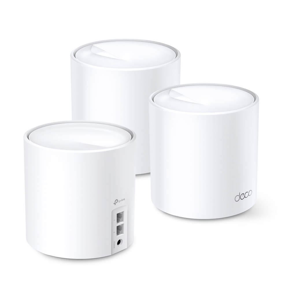 Sistema Mesh WiFi 6 TP-Link Doble Banda AX1800 Gigabit Mod. DECO X20 (3 PACK) - PC Mania