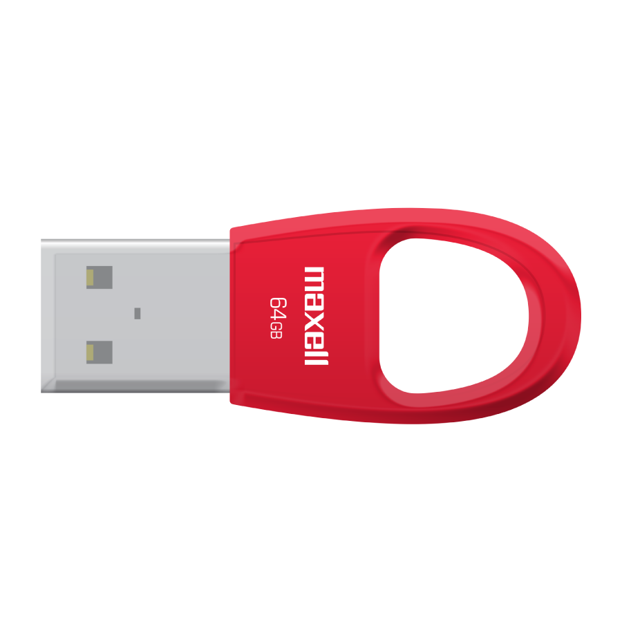 Pen Drive Maxell USB KEY 64GB USB Rojo N/P: 348400 - PC Mania