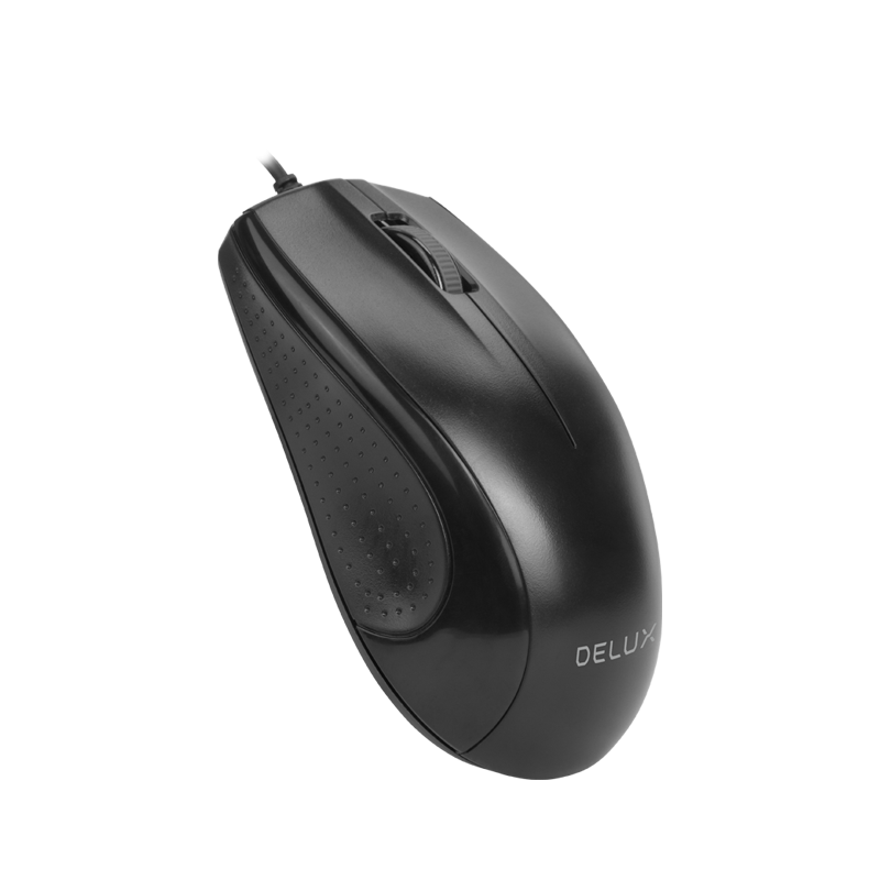 Mouse Óptico Delux USB 3 Botones Mod. M375 - PC Mania