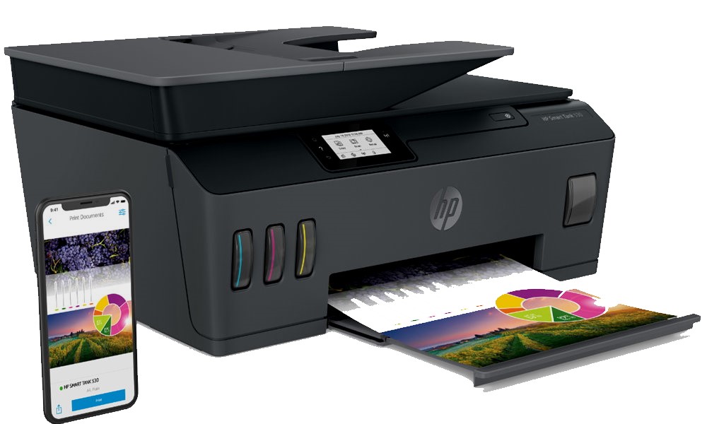 Impresora HP Multifuncional Color Smart Tank Mod. 530 - PC Mania