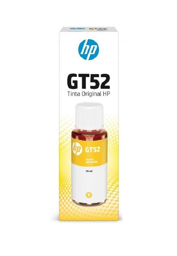 Botella de Tinta Amarilla HP 70 ML GT52 N/P: M0H56AL - PC Mania