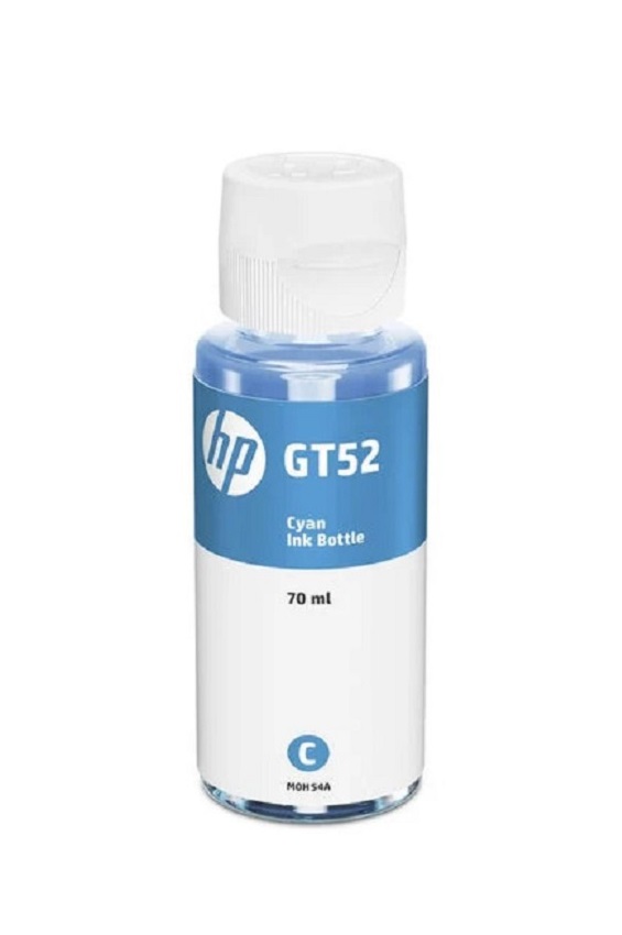 Botella de Tinta Cian HP 70 ML GT52 N/P: M0H54AL - PC Mania