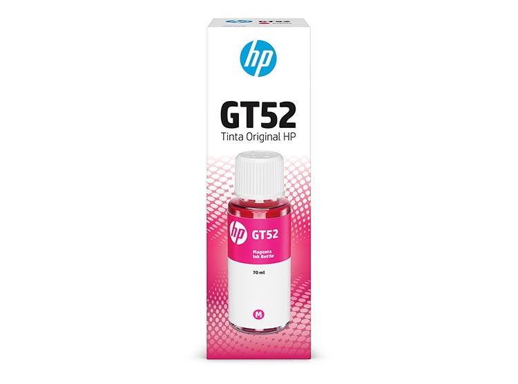 Botella de Tinta Magenta HP 70 ML GT52 N/P: M0H55AL - PC Mania